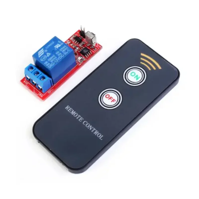Modulo Rele Con Receptor Infrorojo + Control Remoto ON OFF 5V