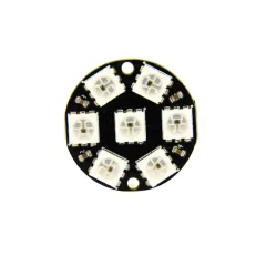 Módulo LED WS2812 Redondo 7 Leds RGB