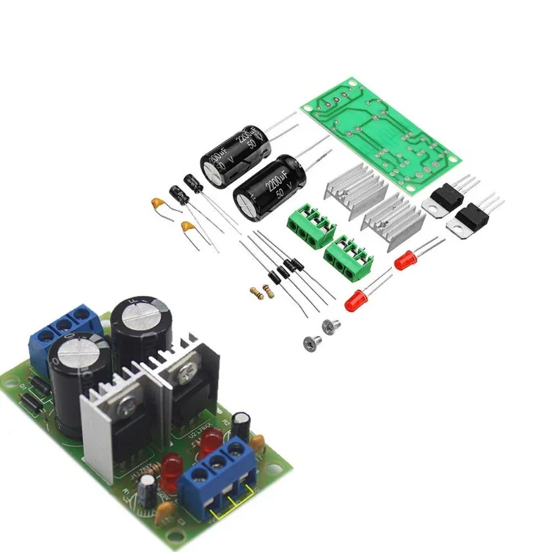 Kit Fuente LM337 + LM317 +20 -20 V No Incluye Transformador